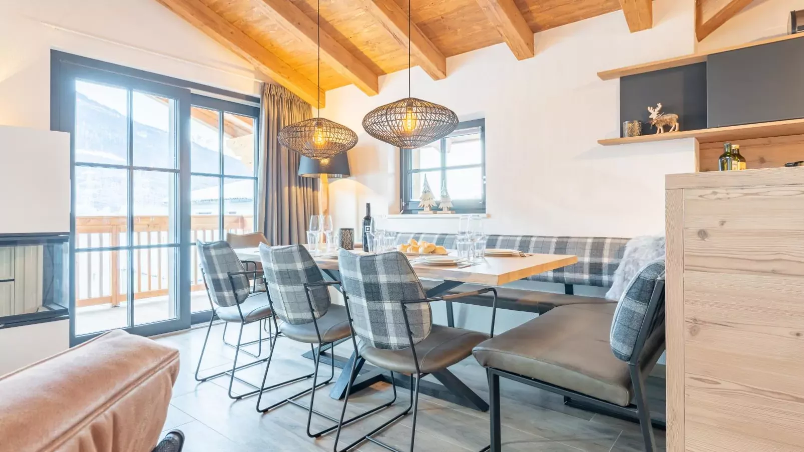 Tauernlodge Chalet Salzach-Dining room