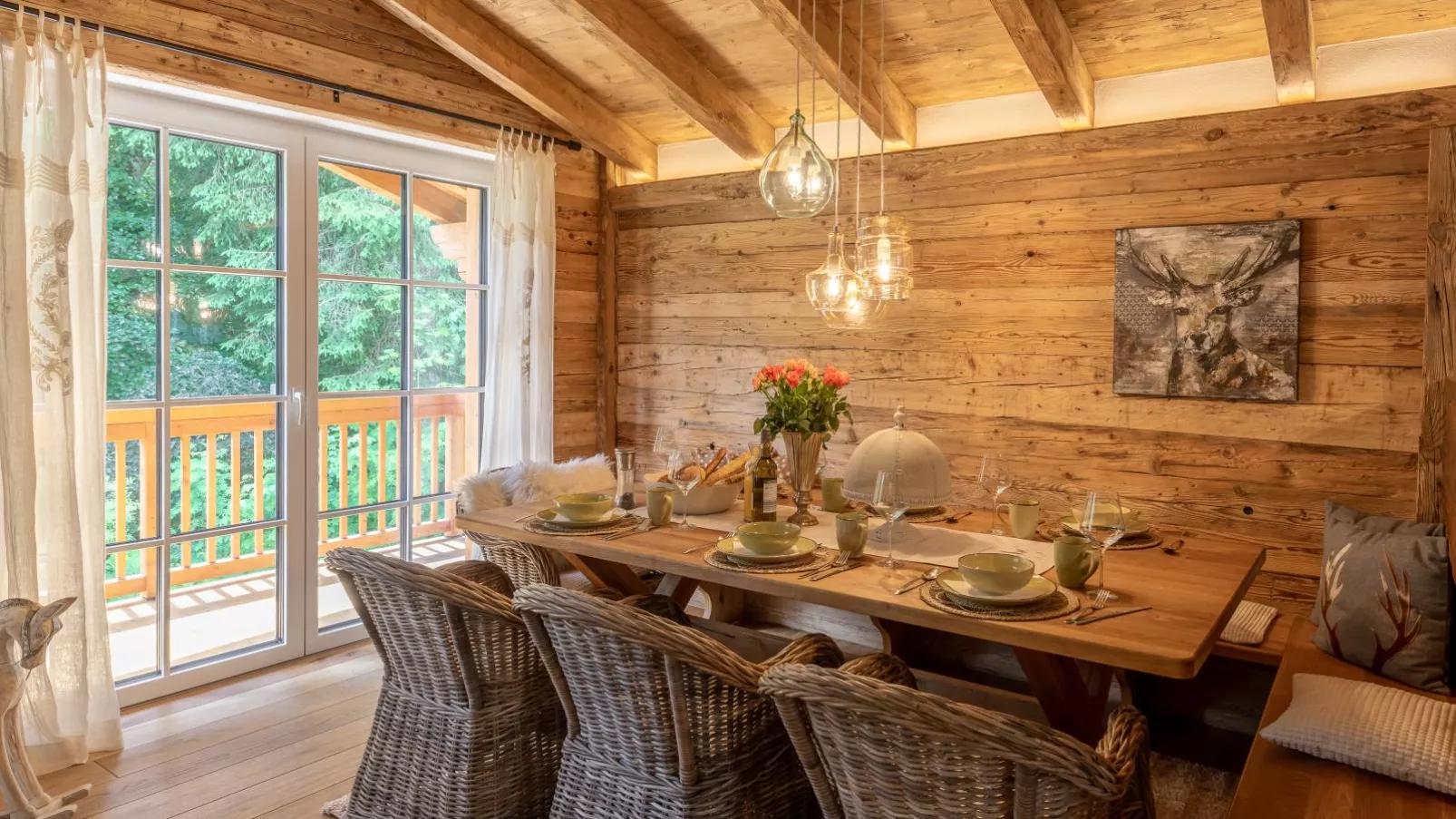 Tauernlodge Krimml 1A-Dining room