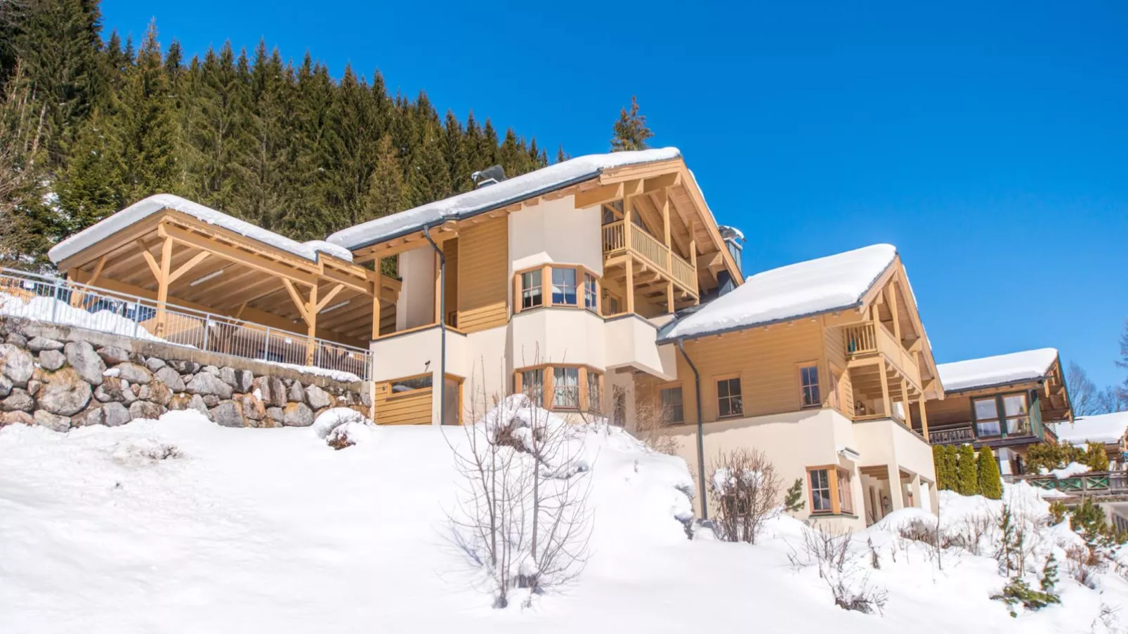Chalet Sanna Hinterlengau-Exterior winter
