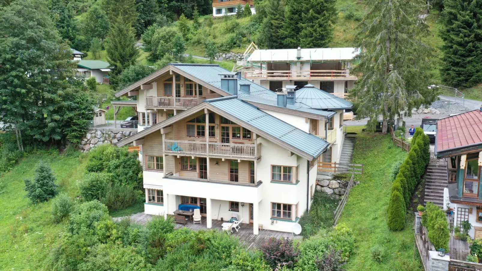 Chalet Sanna Hinterlengau-Exterior summer