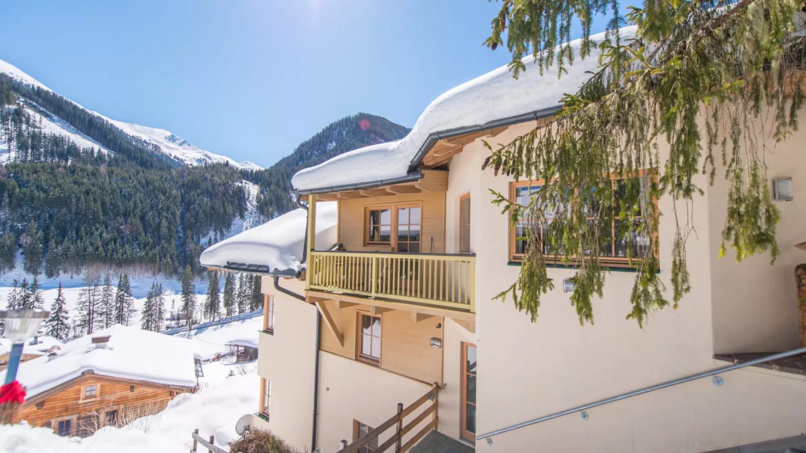 Chalet Sanna Hinterlengau-Exterior winter
