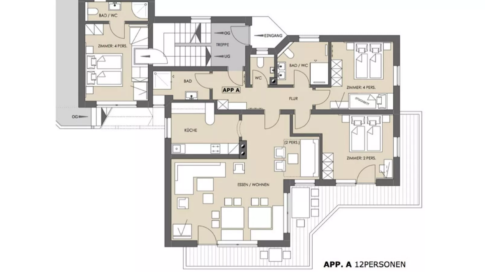 Alpensteinbock Saalbach-Floor plan