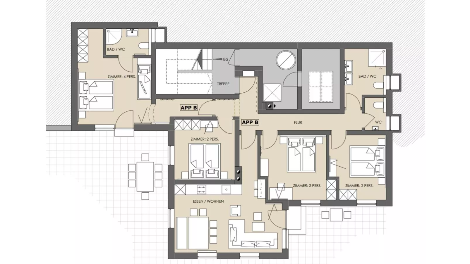 Alpensteinbock Saalbach-Floor plan