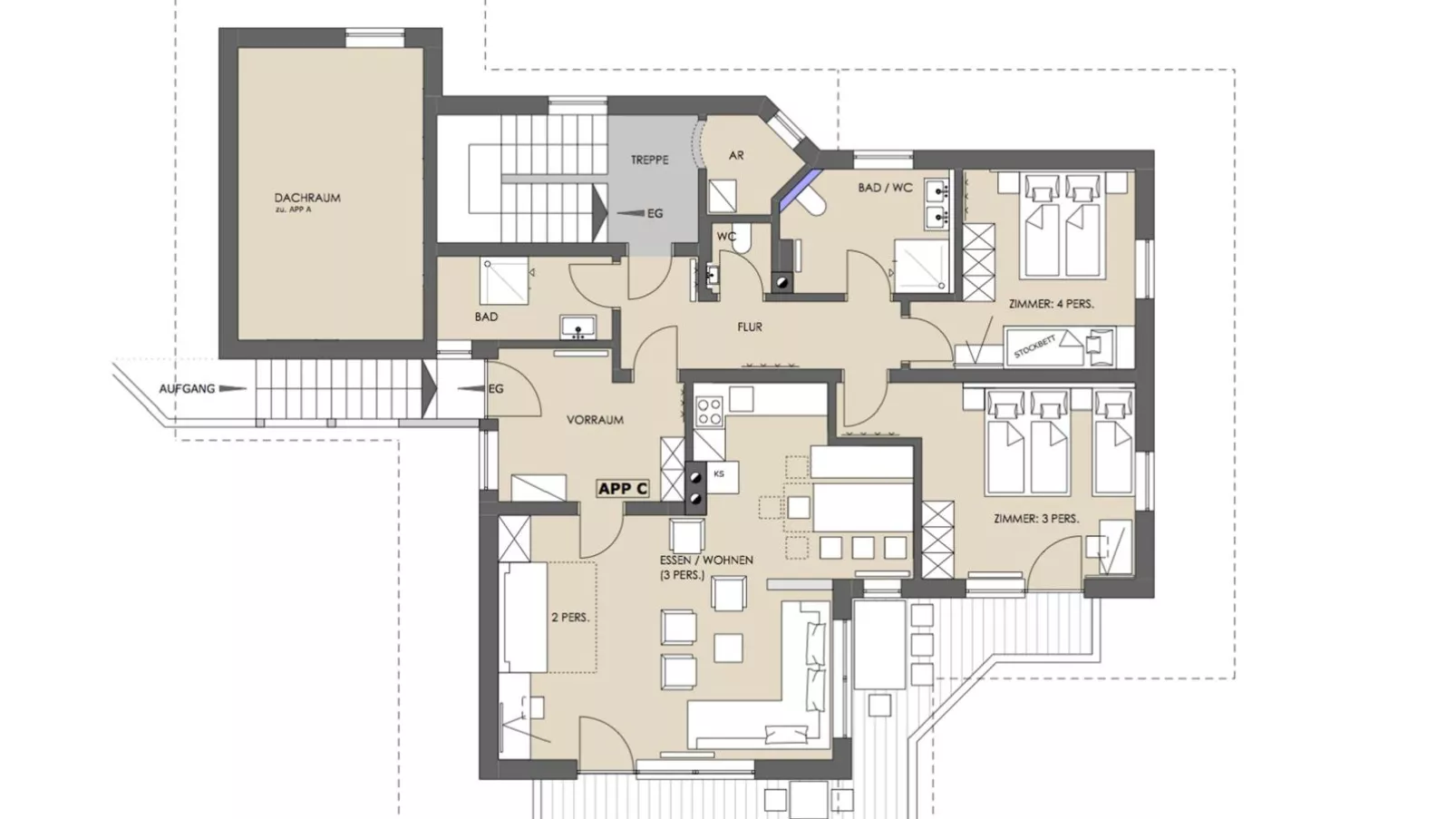 Alpensteinbock Saalbach-Floor plan