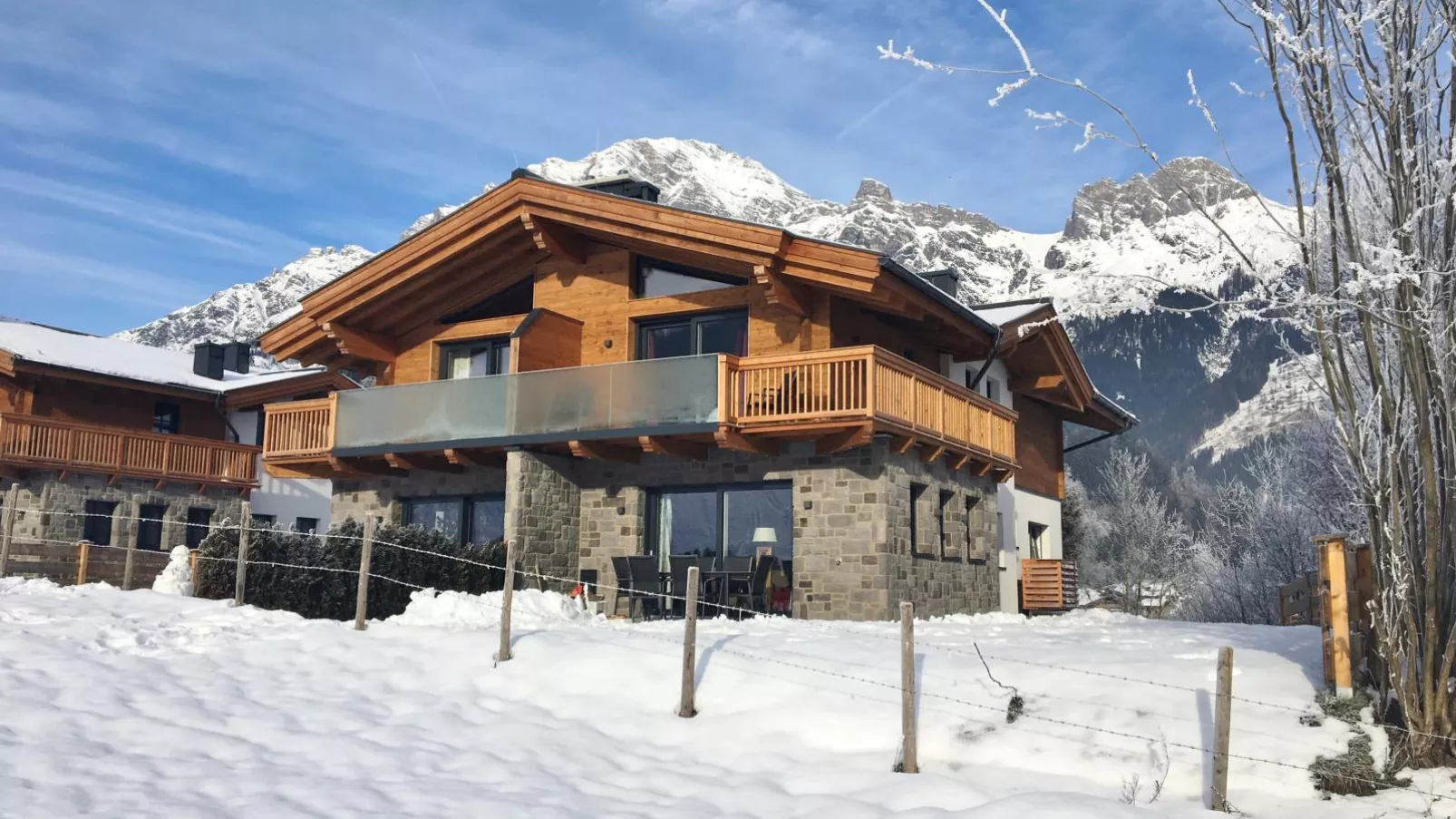 Chalet Anna XL Leogang-Außenbereich Winter