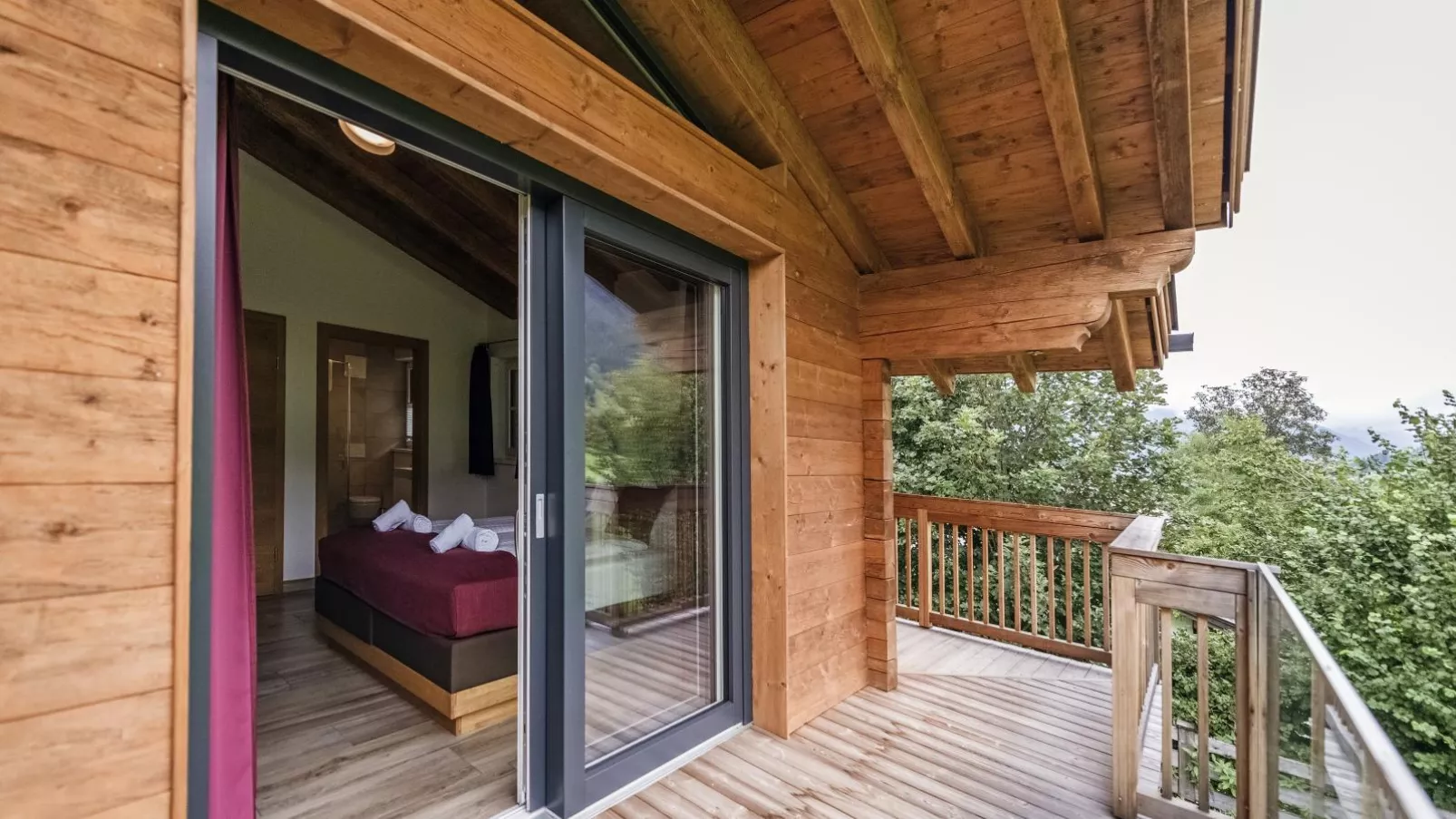 Chalet Anna XL Leogang-Terrassenbalkon