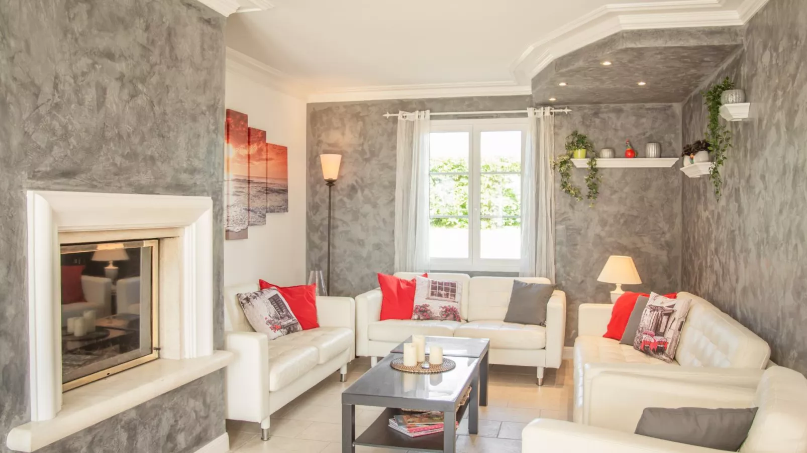 Villa de Montaigu-Living room