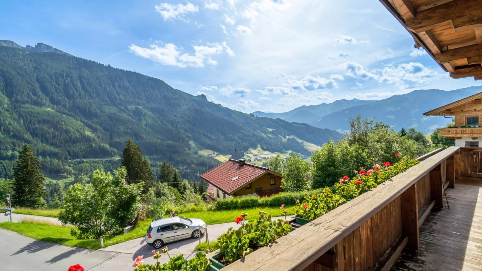 Ferienhaus Almhof-View summer