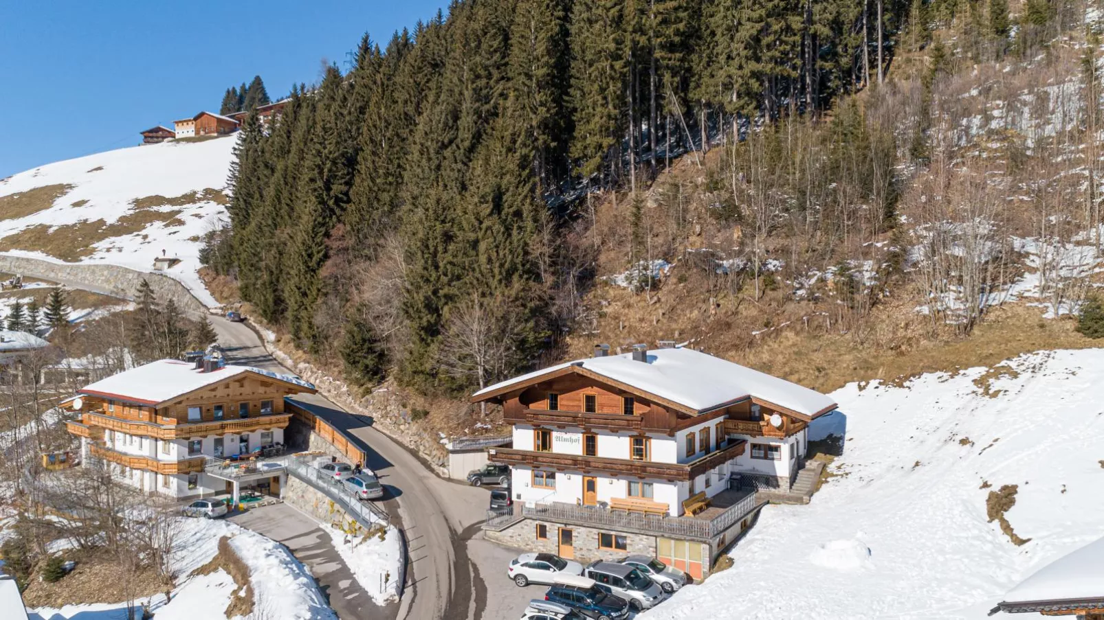 Ferienhaus Almhof-Exterior winter
