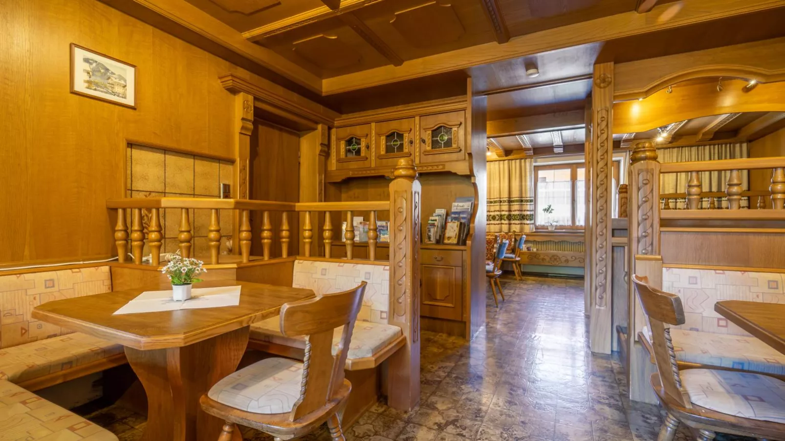 Tiroler Gästehaus-Wohnzimmer