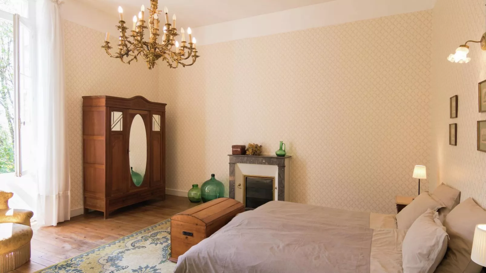 Manoir La Peyrade-Bedroom