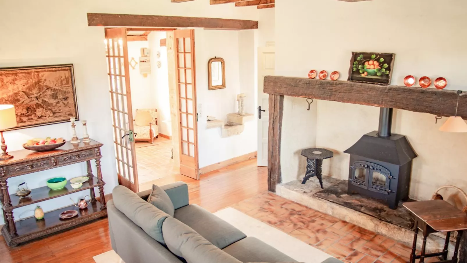 Maison Sauveterre-la-Lémance-Living room