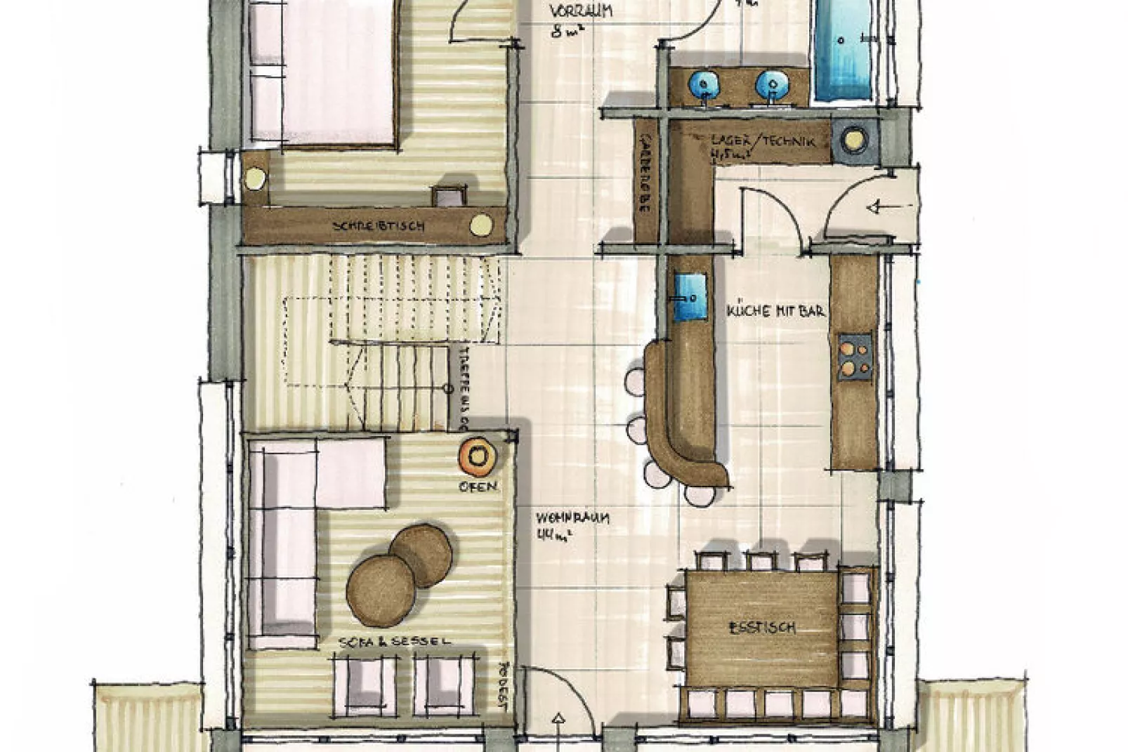 DEIN BICHLBACH Chalet groß-Floor plan