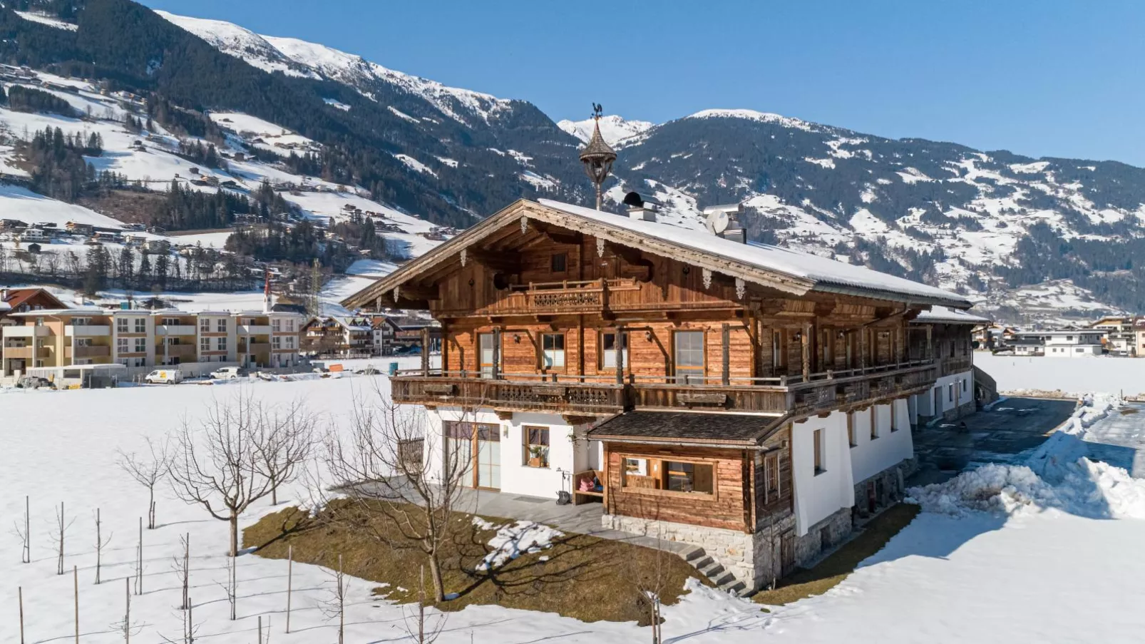 Blick zum Mayrhofen-Extérieur hiver