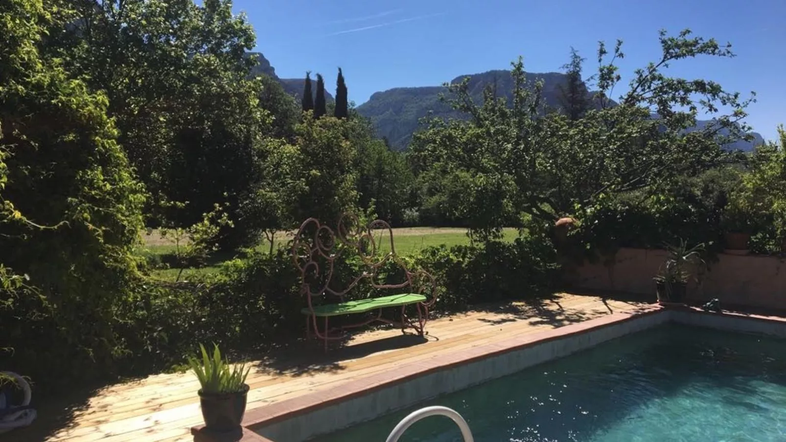 La petite maison de la ferme rose-Piscine