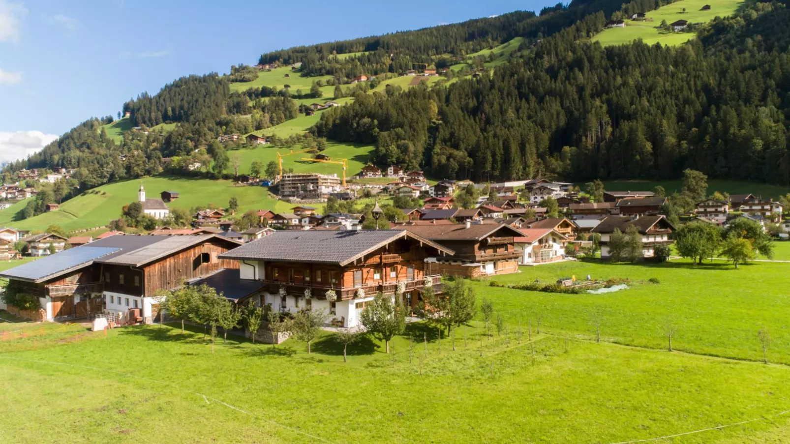 Blick zum Mayrhofen-Extérieur été