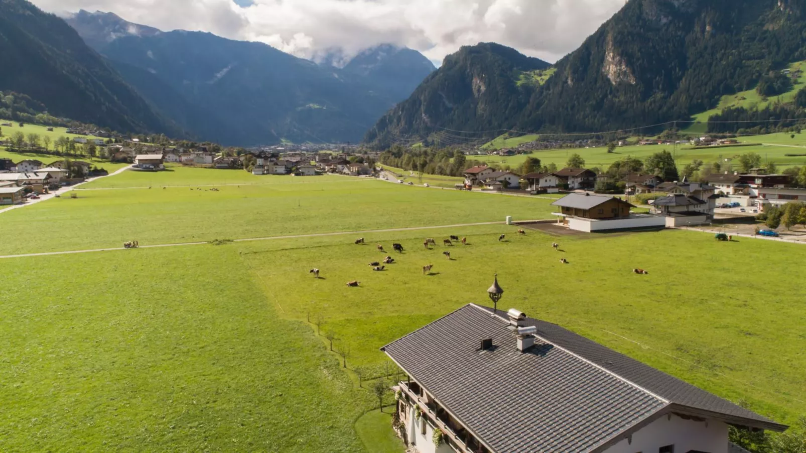 Blick zum Mayrhofen-Extérieur été