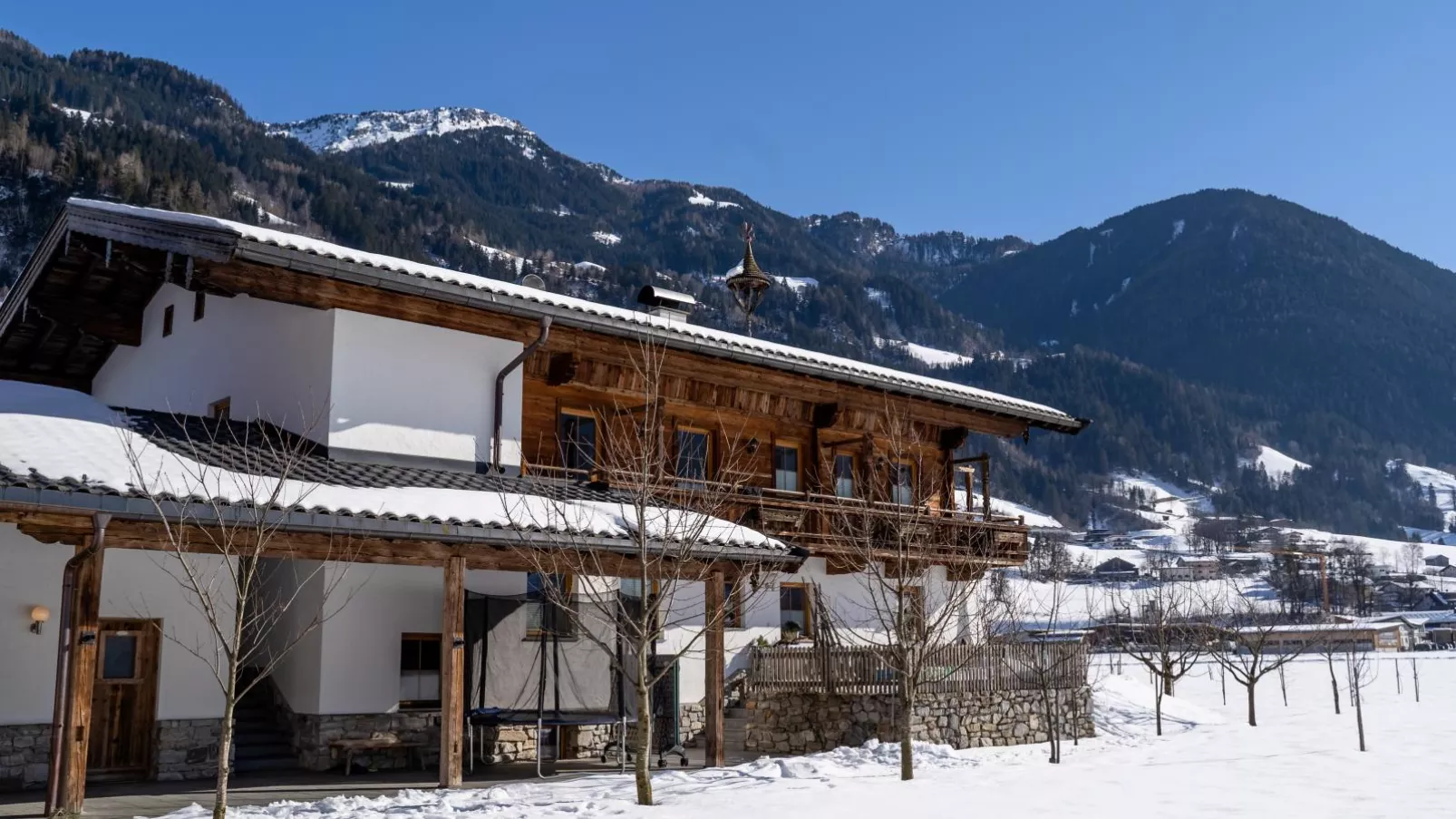 Blick zum Mayrhofen-Extérieur hiver