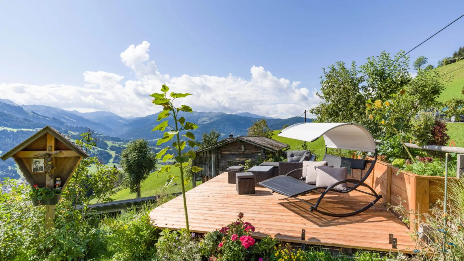 Troadstadl Brixentalblick-Terrace balcony