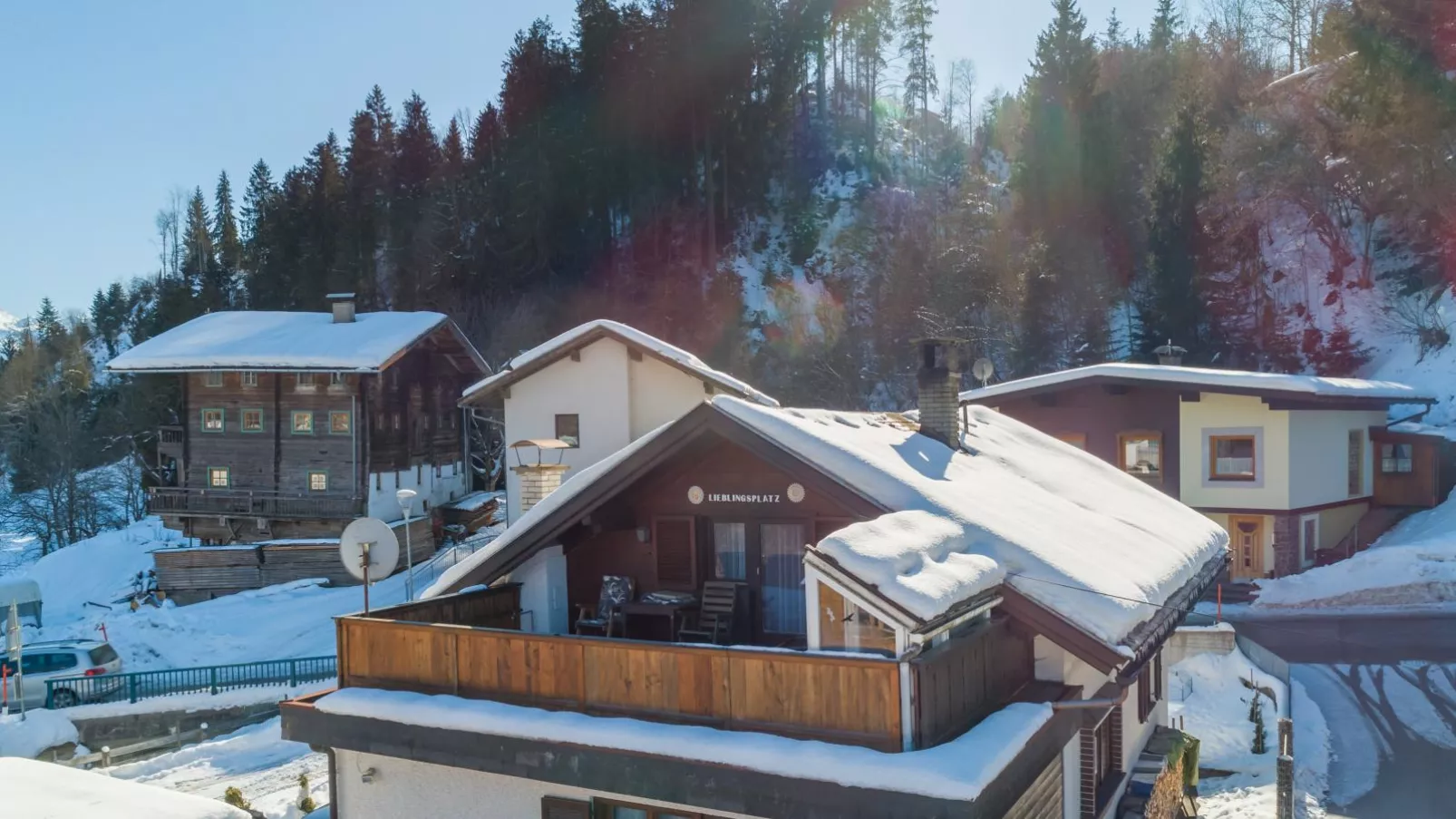 Ferienhaus Rieder-Exterior winter