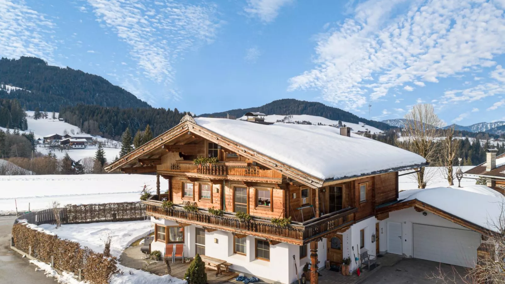 Haus Sarah-Außenbereich Winter