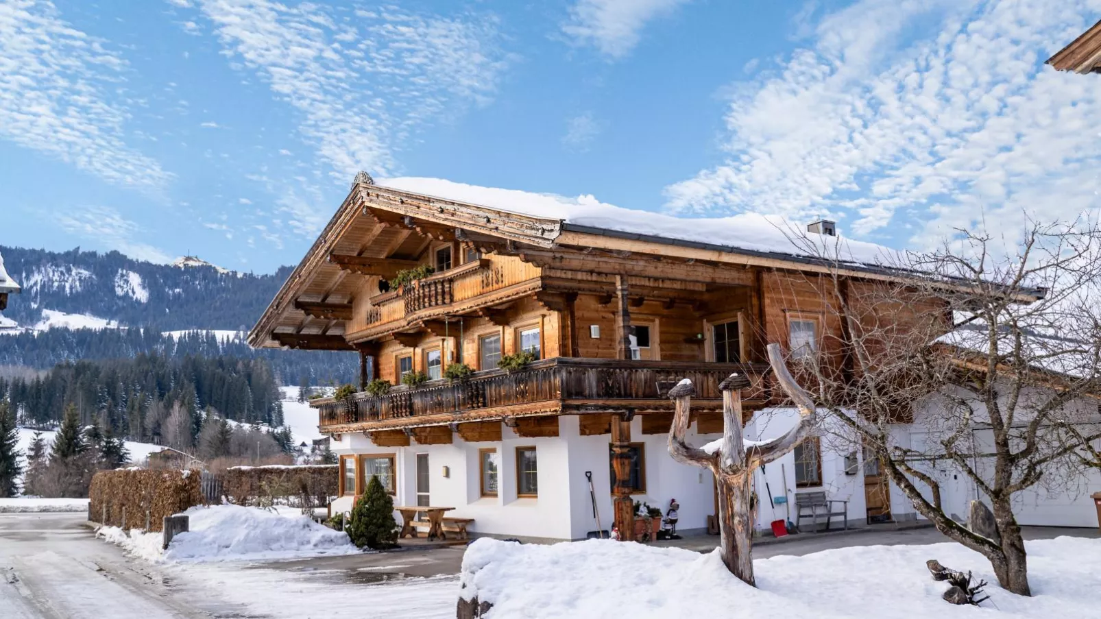 Haus Sarah-Außenbereich Winter