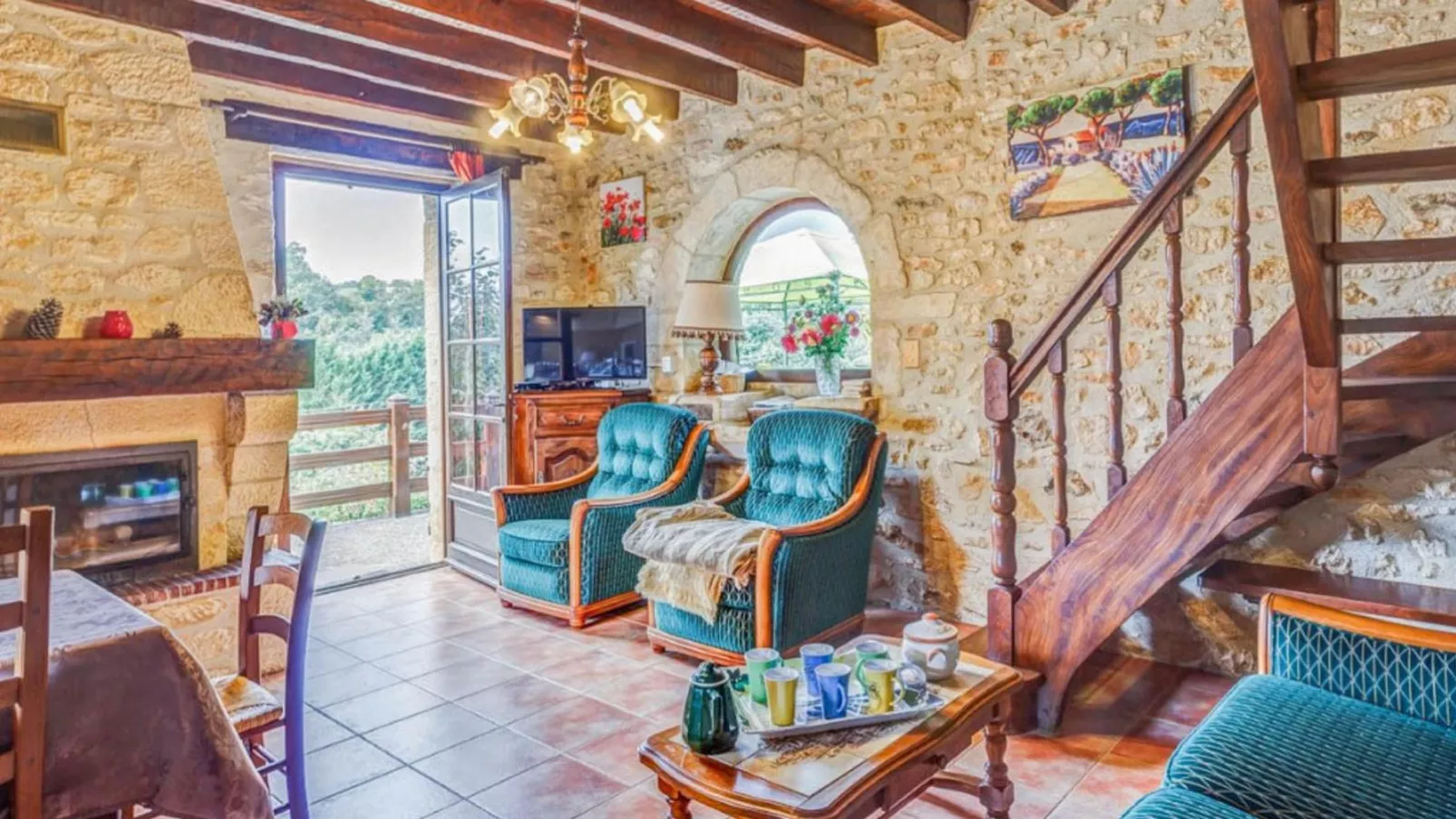 Gite Les Terrasses-Living room