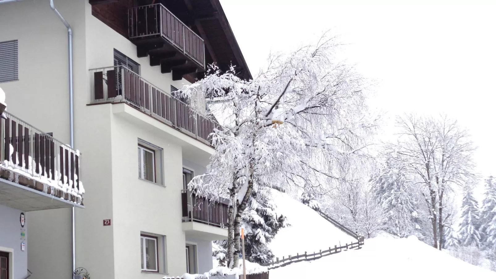 Appartement Enzian-Exterior winter