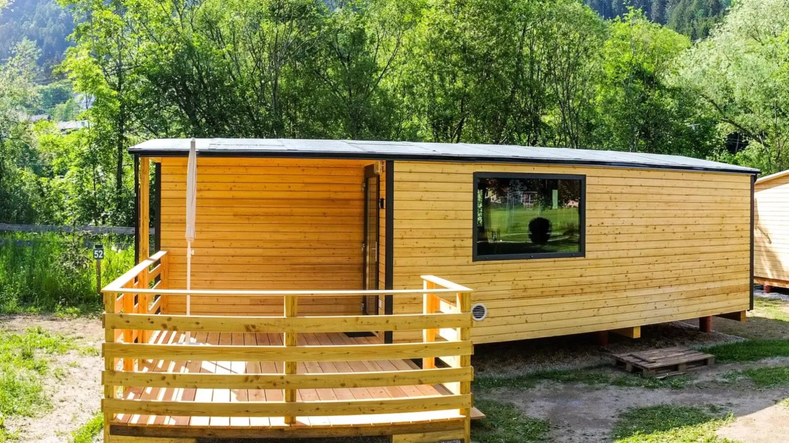 Wood Cube an der Drau-Exterior summer