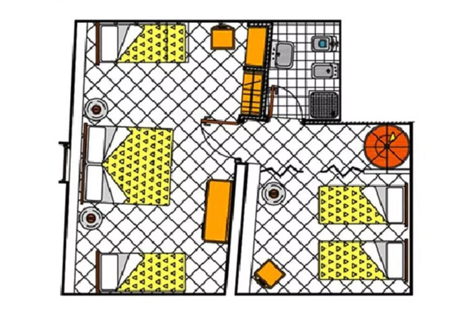 Apartments, Lipari-Bagnamare - Panarea-Floor plan