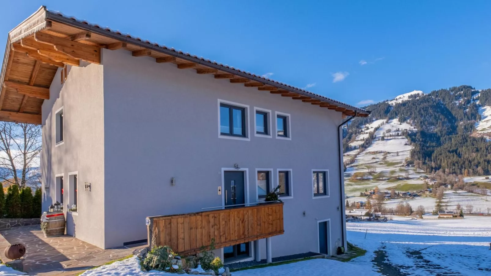Ferienwohnung Krimbacher-Exterior winter