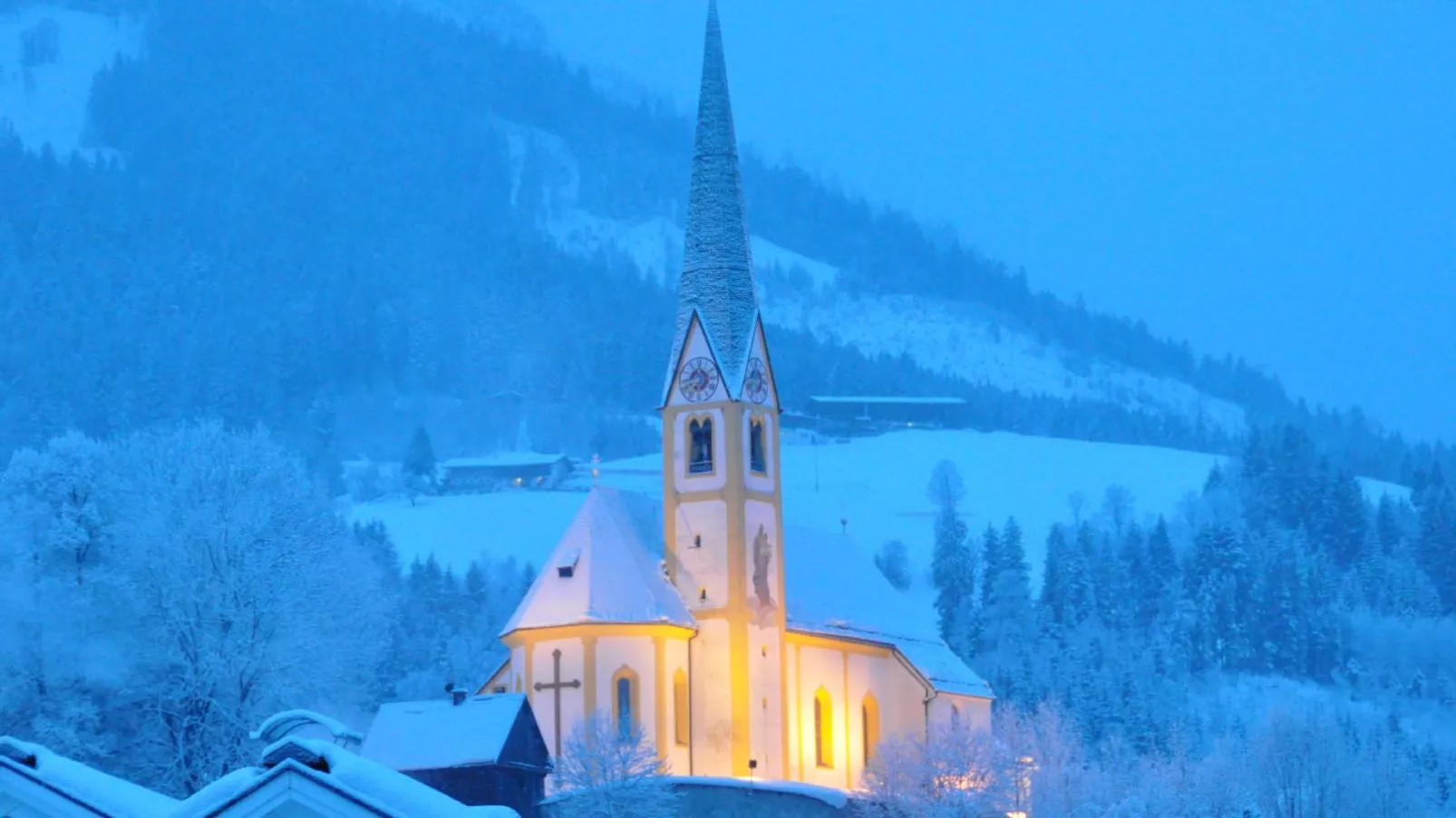 Kirchberg am Bach-Aussicht Winter