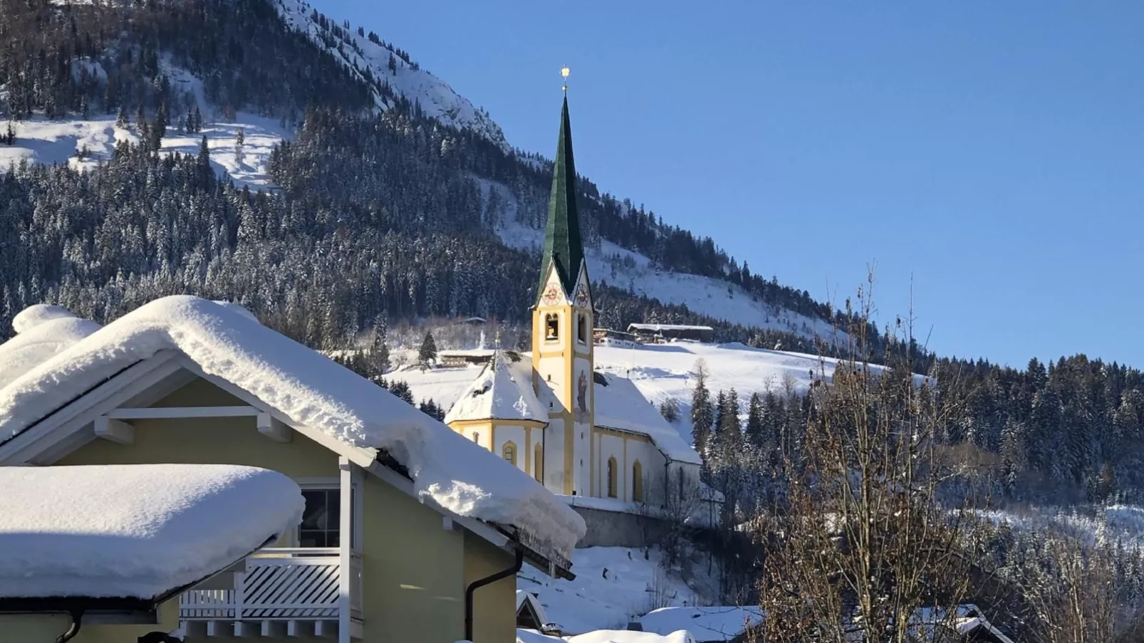 Kirchberg am Bach-Aussicht Winter