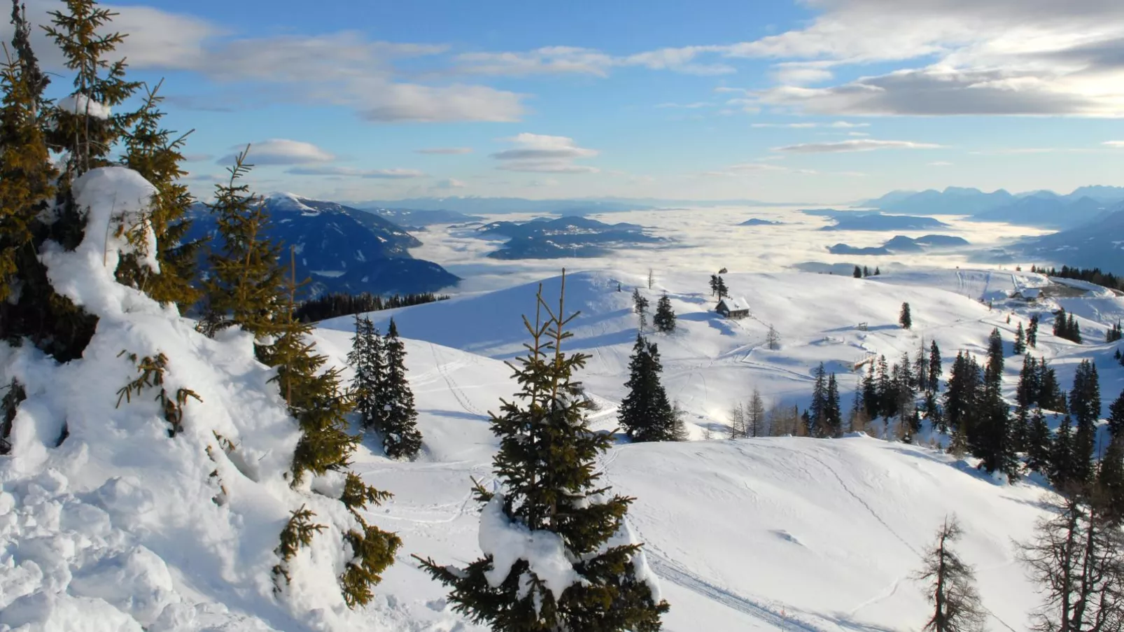 Mangartblick-Zone d'hiver à 20 km
