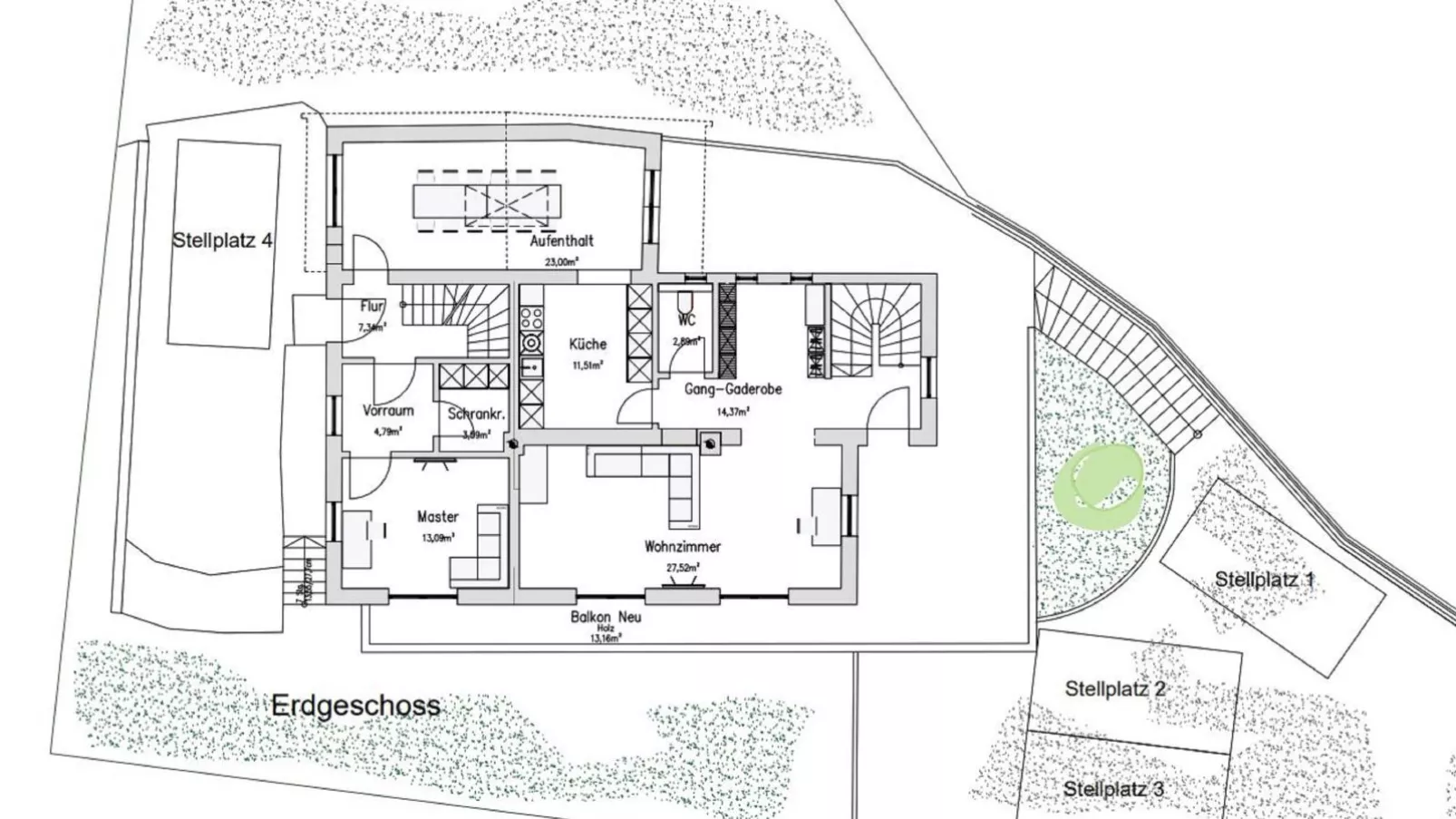 Fernblick-Plan d'étage