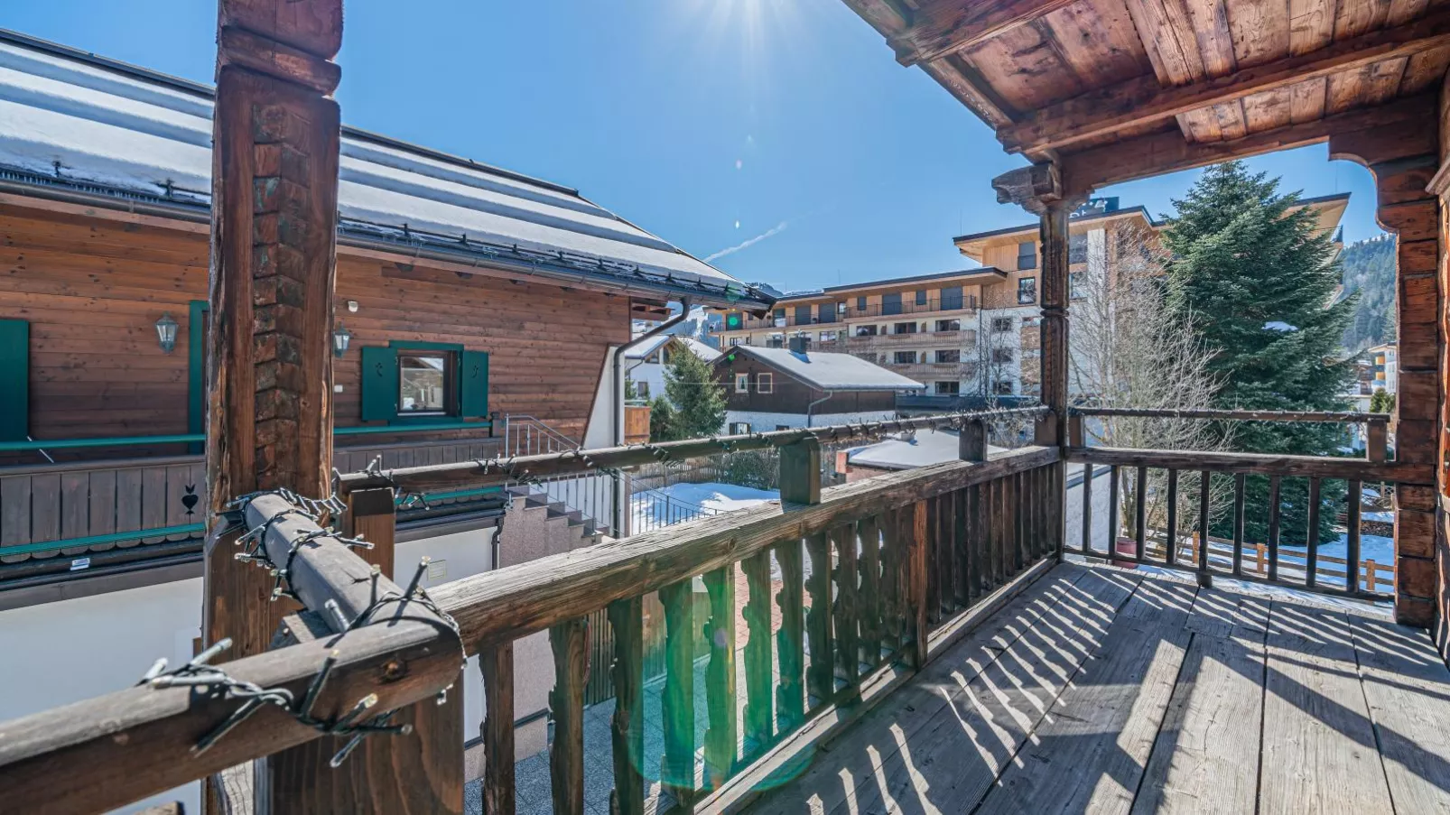 Chalet Kirchberg-Balcon-terrasse