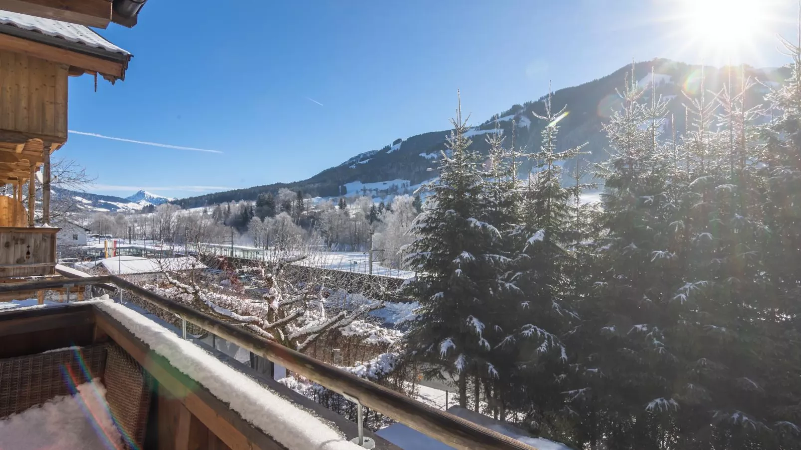 Haus Bergblick-View winter