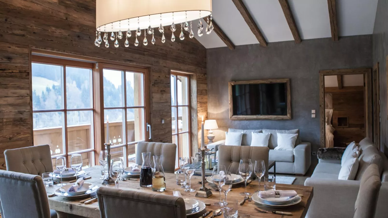 Chalet-Apartment Holunder am Lift-Dining room