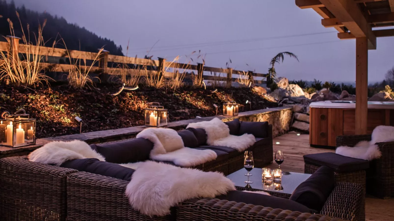 Chalet-Apartment Lavendel am Lift-Terrace balcony