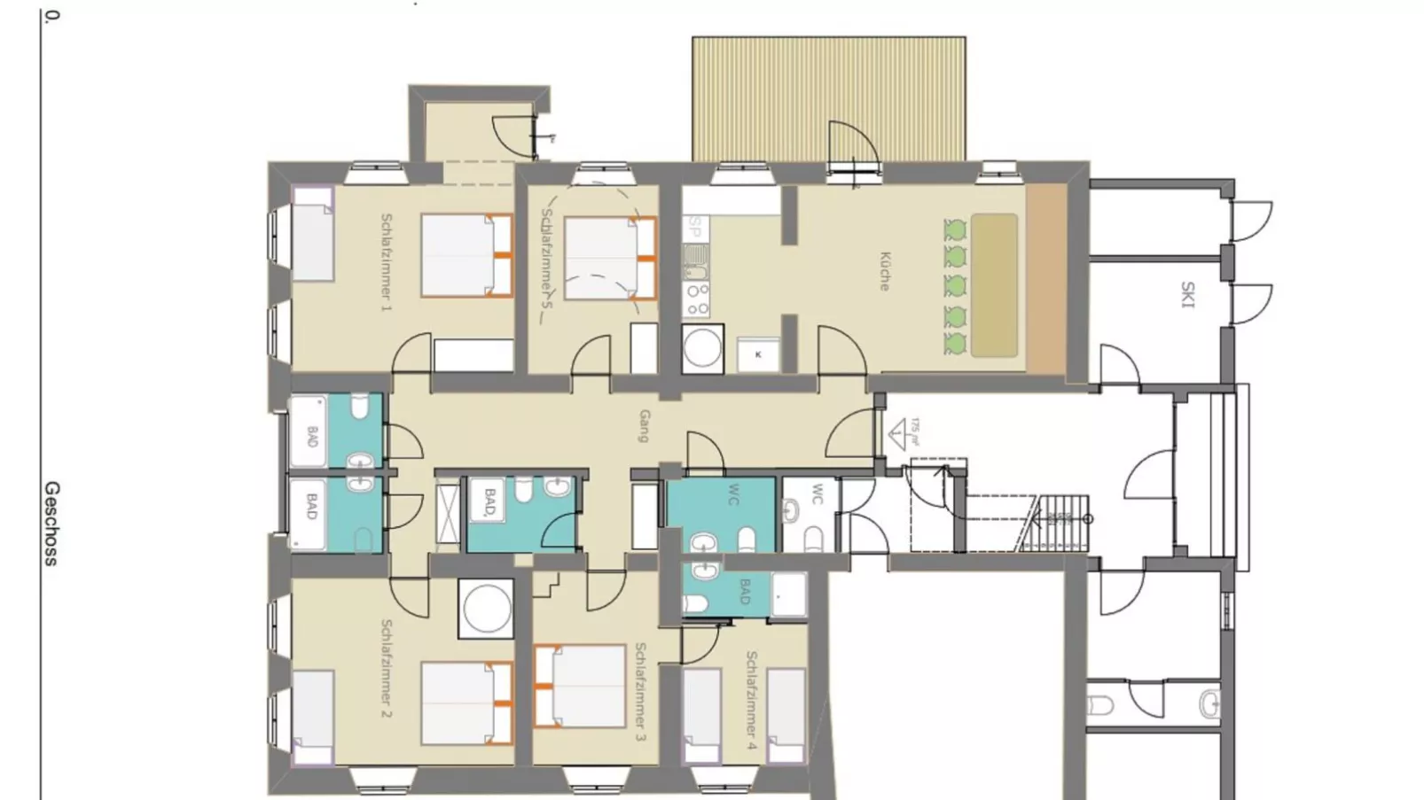Biber Art Chalet-Floor plan