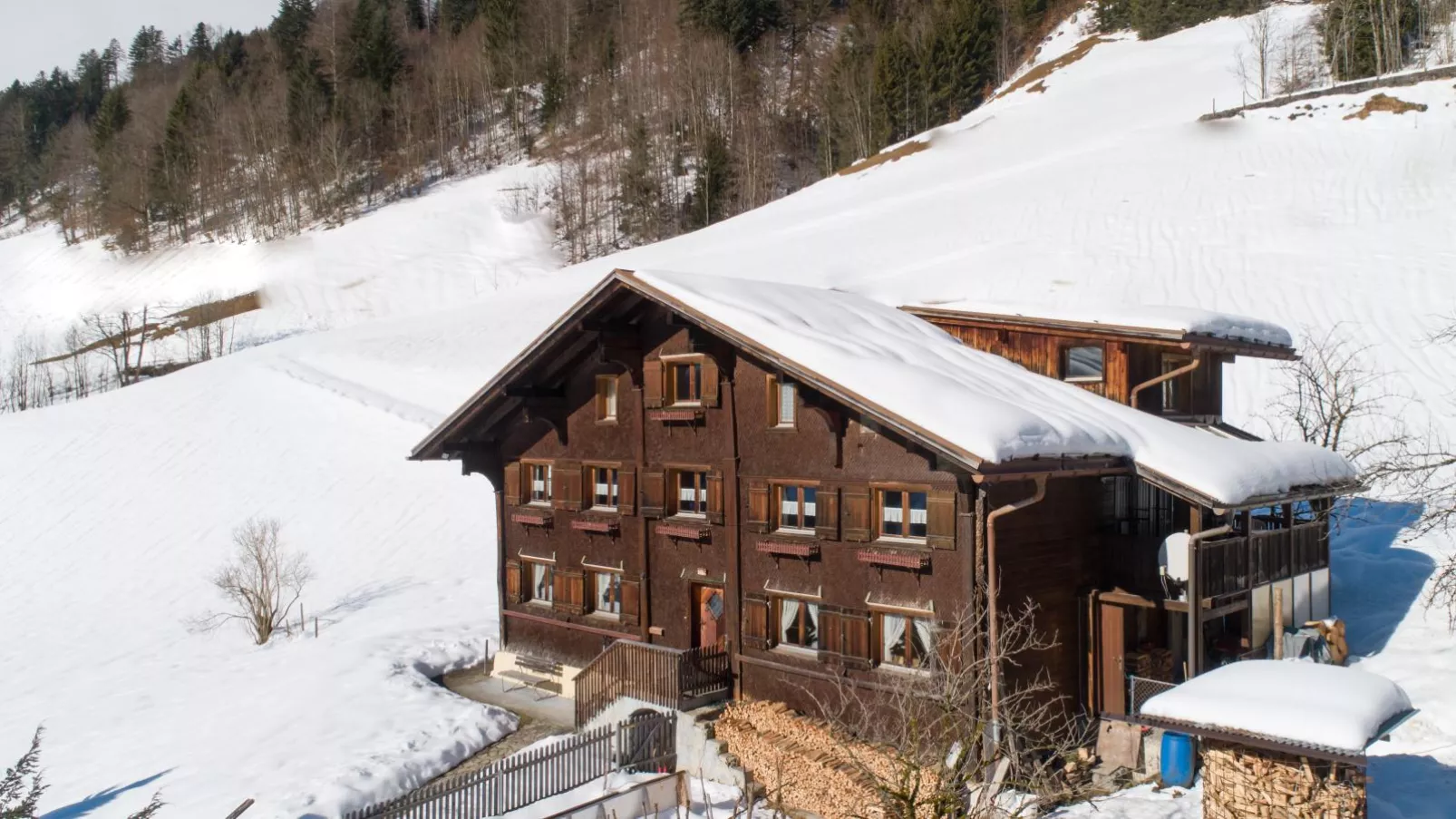 Ferienhaus Rinderer-Exterior winter