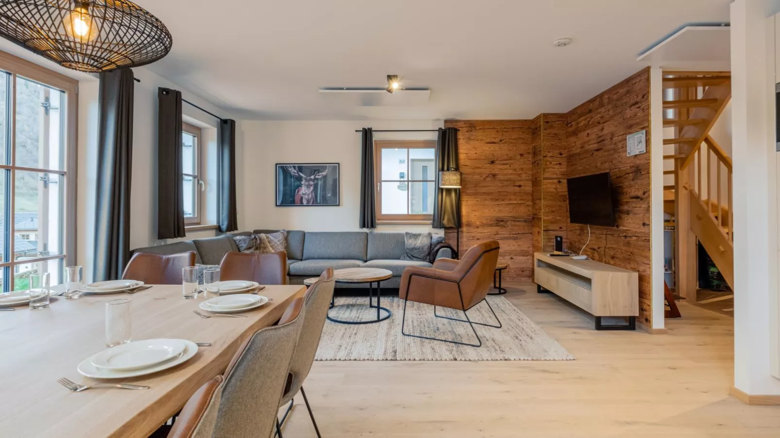 Ahorn Mountainlodge-Living room