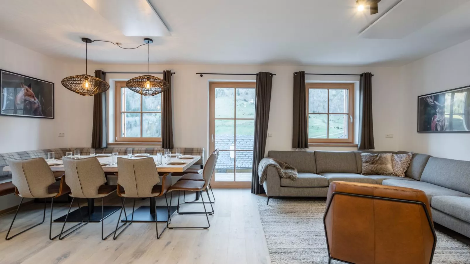 Ahorn Mountainlodge-Living room