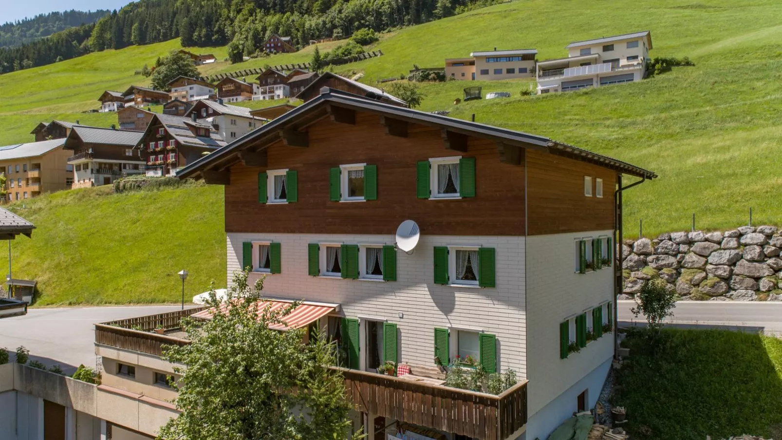Ferienhaus Türtscher 1-Exterior summer