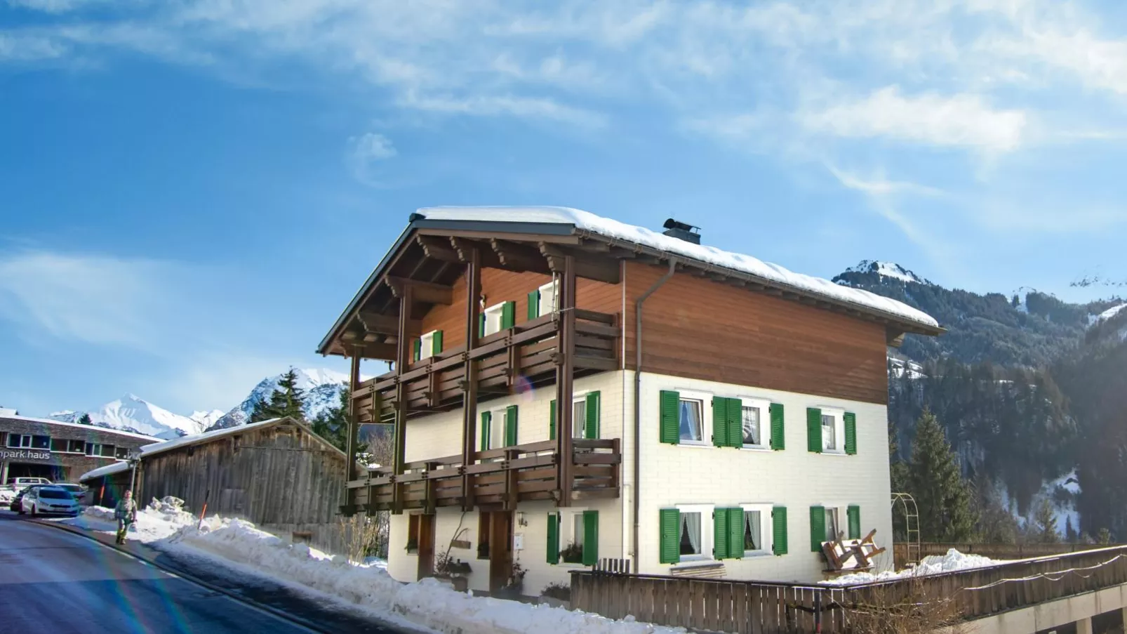 Ferienhaus Türtscher 1-Exterior winter