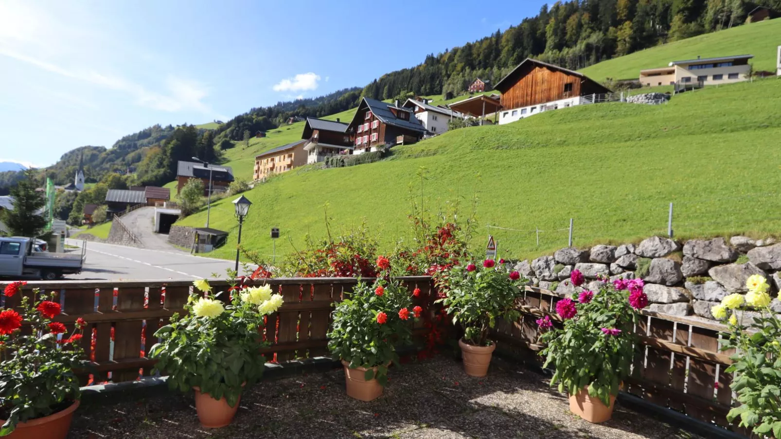 Ferienhaus Türtscher 2-View summer