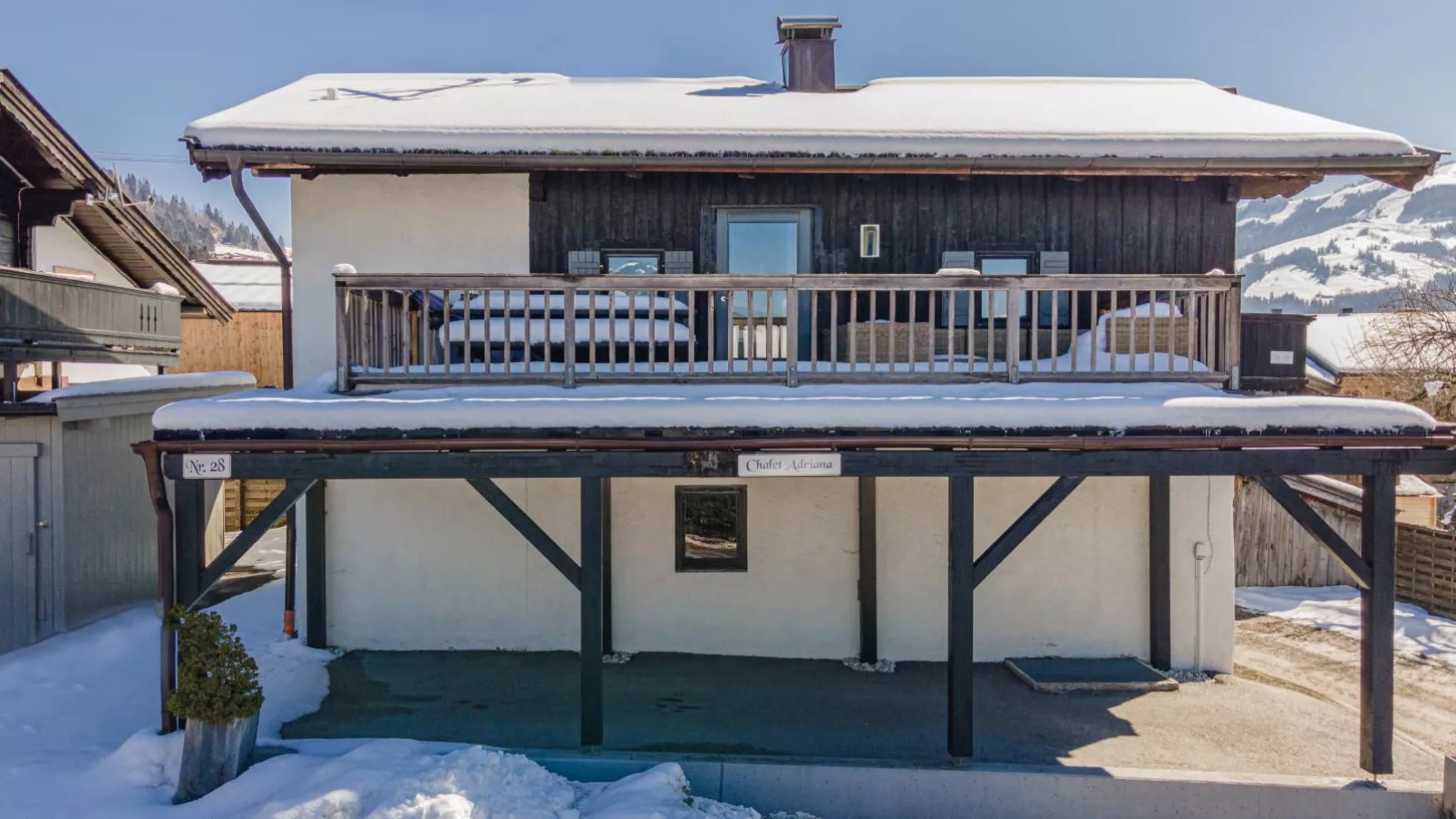 Chalet Adriana-Außenbereich Winter