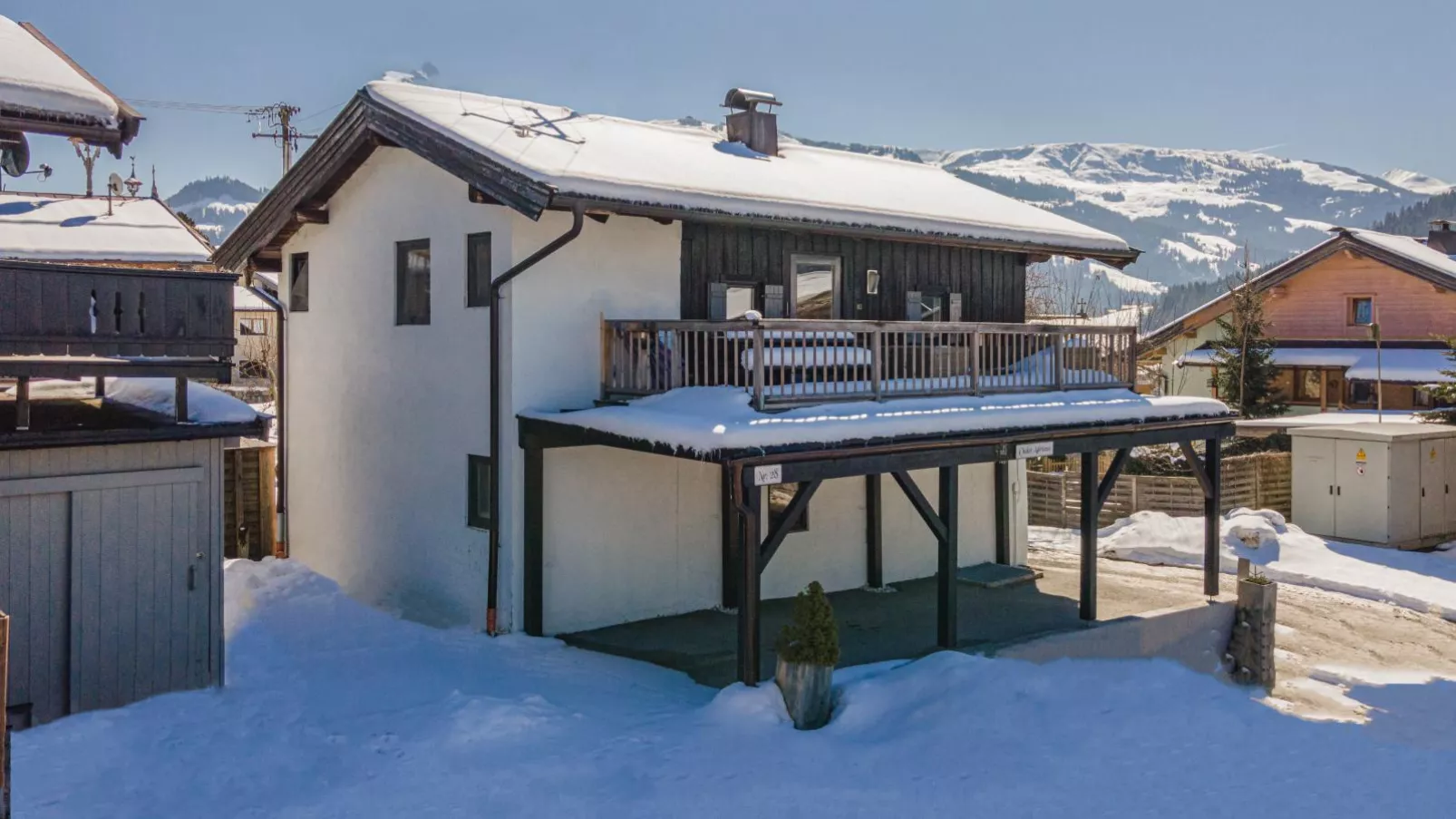 Chalet Adriana-Außenbereich Winter