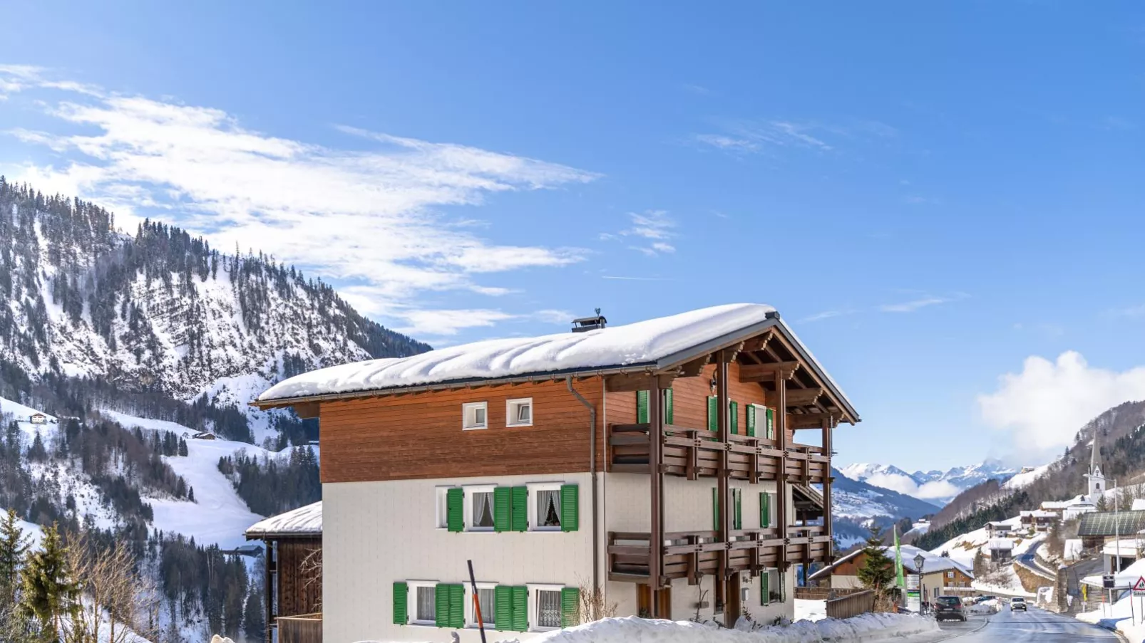 Ferienhaus Türtscher 2-Exterior winter