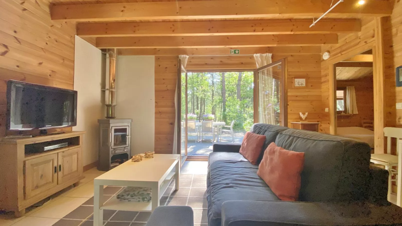 Boshuisje-Wohnzimmer